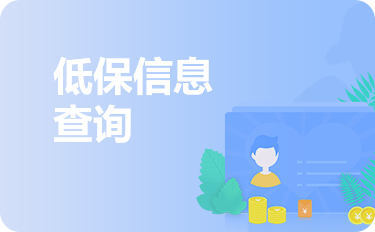 低保信息查询